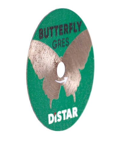 Disco de corte y rectificado en húmedo/seco para gres porcelánico. Ideal para limpieza de juntas y restauración. Butterfly 1A1R 45x0,6x5,8