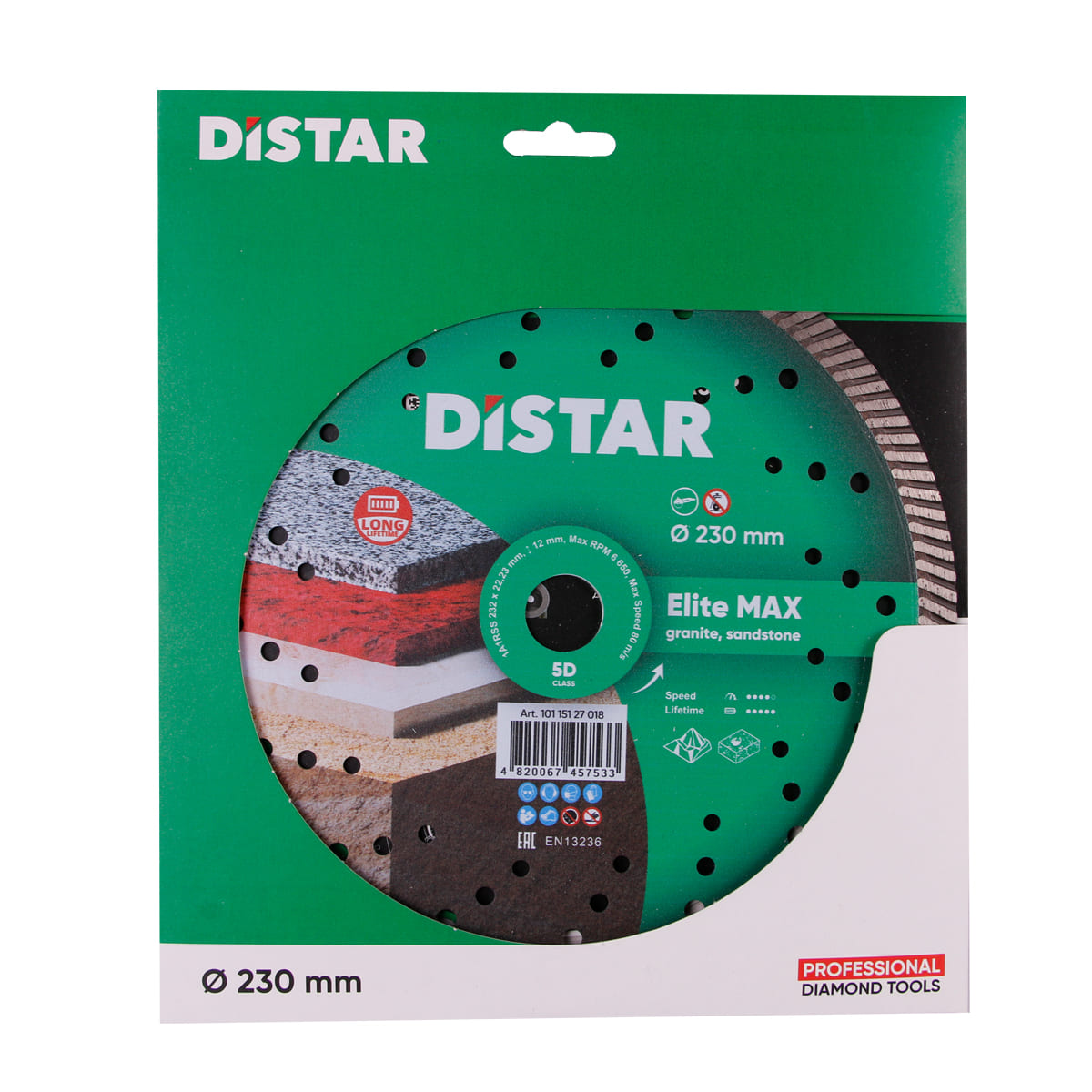 Distar Disco de corte diamantado Turbo 232 Elite Max