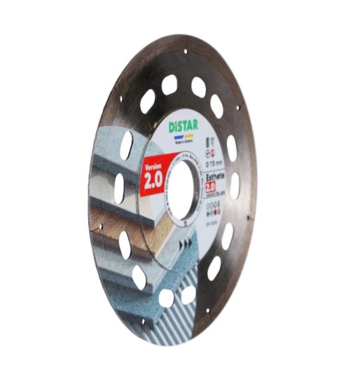 Disco Esthete 2.0 Ø115 mm para gres porcelánico duro. Esthete 2.0 1A1R 115x1,1x6x22,23