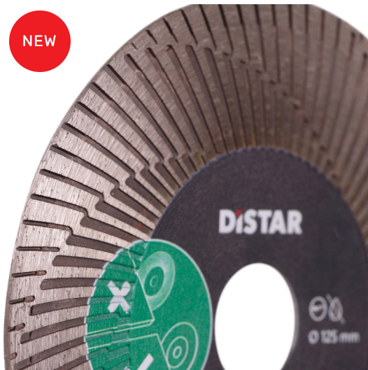 Disco Galaxy Ø125 mm para corte de gres porcelánico de gran espesor. Galaxy 1A1R 125x30x22,23