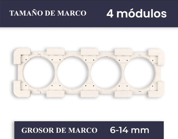 Marco / Soporte de Montaje para Sistema Oculto EDPLIT