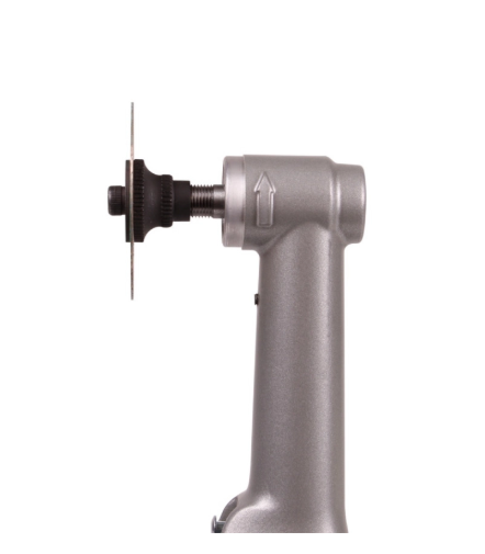 Adaptador universal para fijación segura de herramientas diamantadas en mini amoladora.