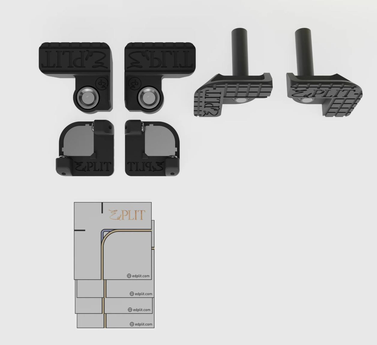 Trampilla de acceso oculta universal EDPLIT