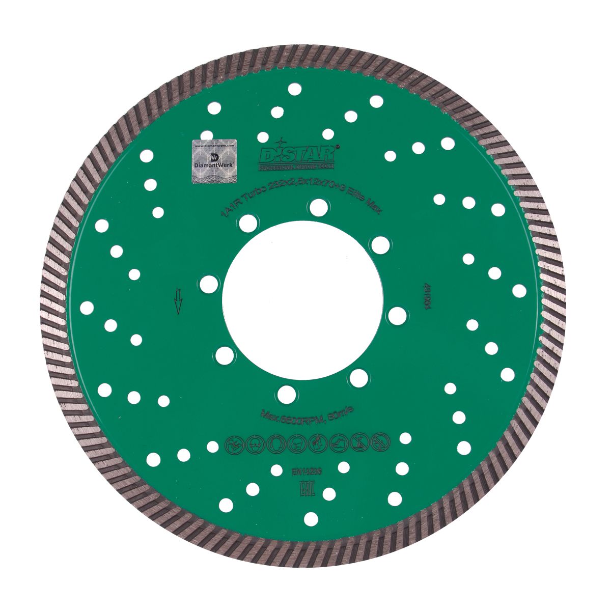 Distar Disco de corte diamantado Turbo 232x70 Elite Max