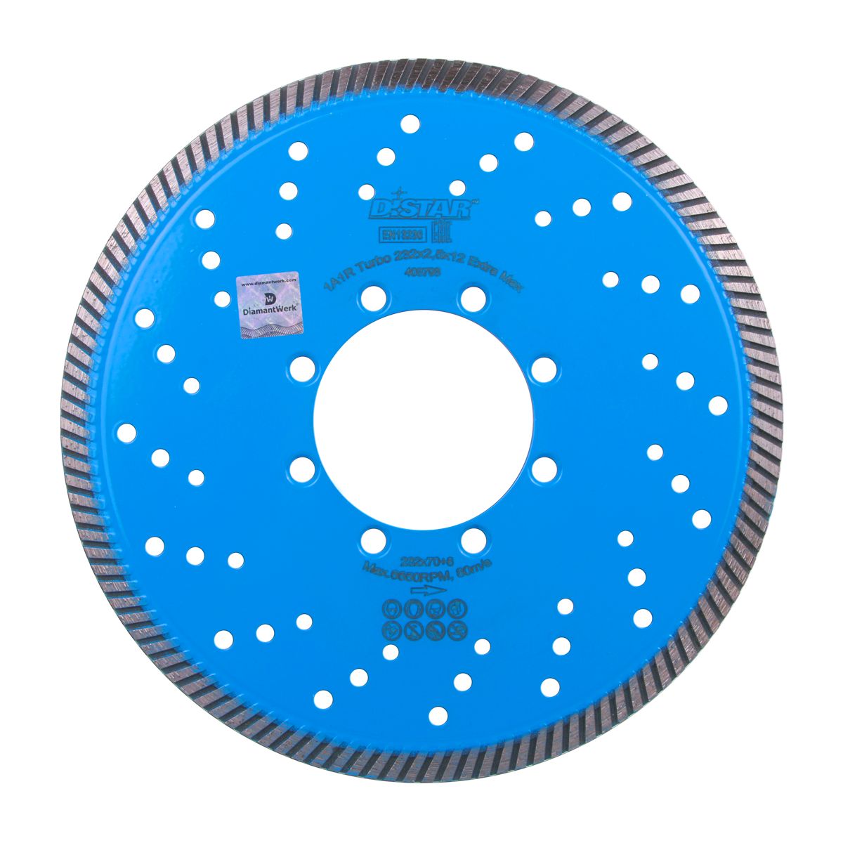 Distar Disco de corte diamantado Turbo 232x70 Extra Max