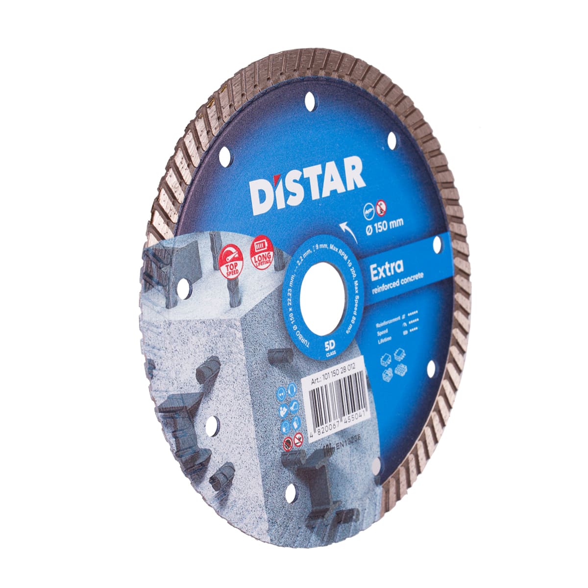 Distar Disco de corte diamantado Turbo 150 Extra