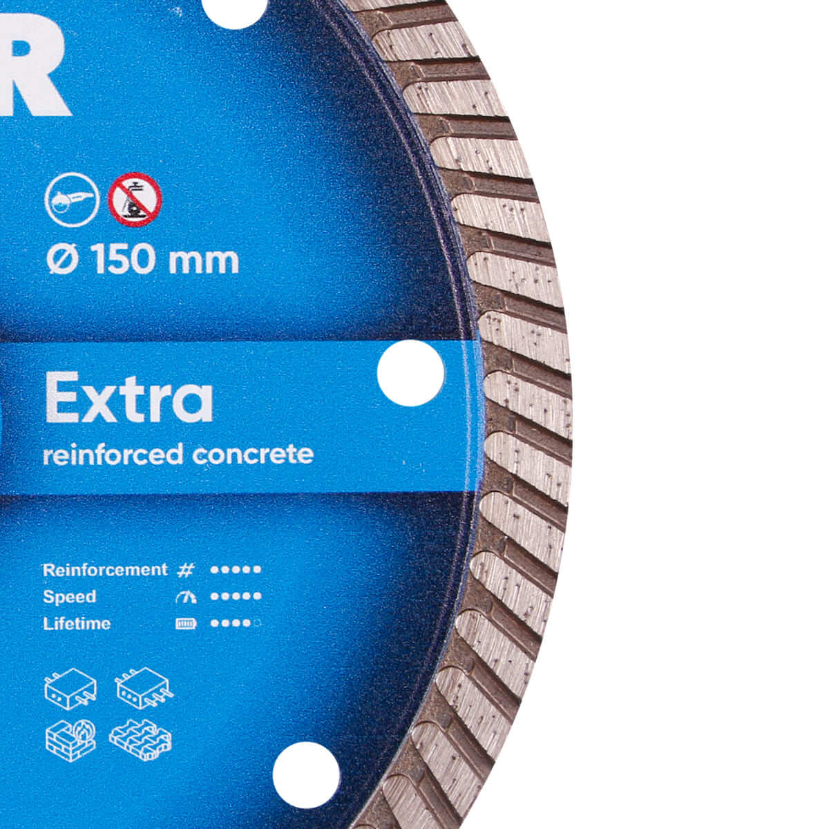 Distar Disco de corte diamantado Turbo 150 Extra