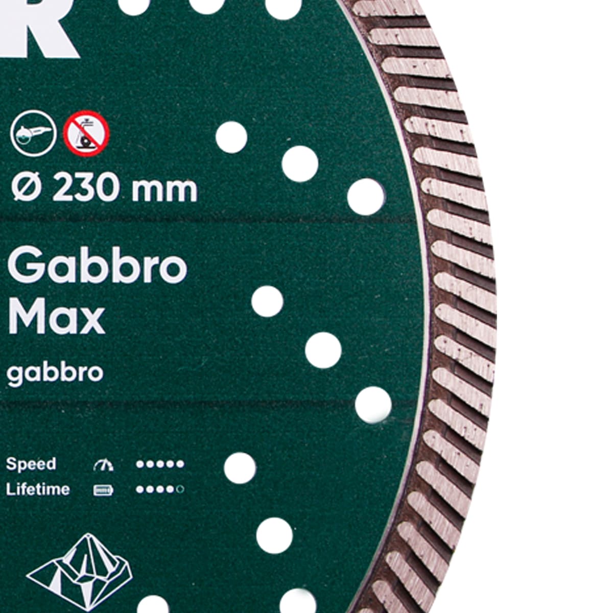 Distar Disco de corte diamante Turbo 232 Gabbro Max