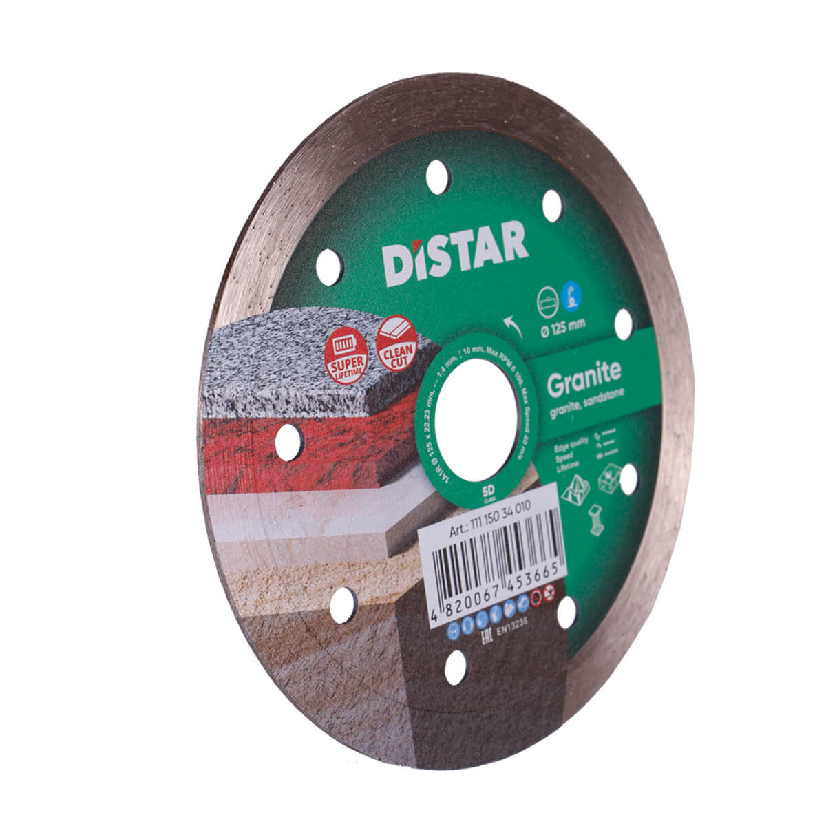 Distar Disco de corte diamante 1A1R 125 Granito
