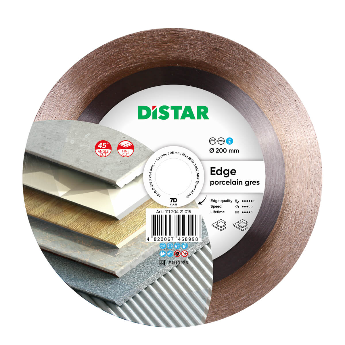 Distar Disco de corte diamante 1A1R 200 Edge
