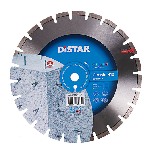 Distar Disco de corte diamantado 1A1RSS 404 Classic H12