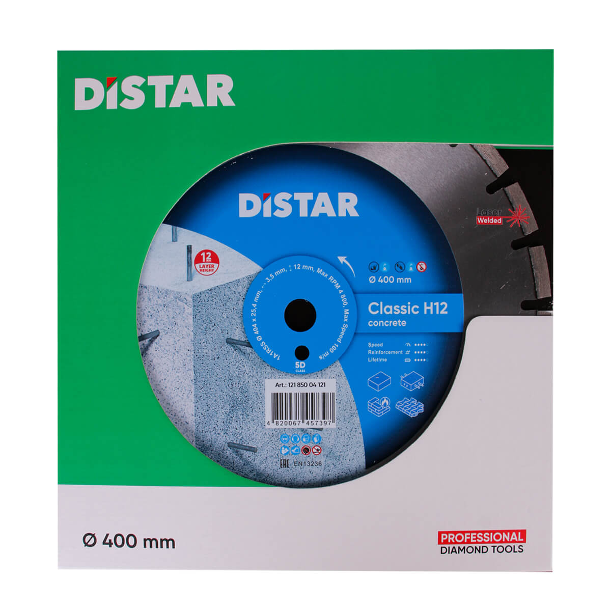 Distar Disco de corte diamantado 1A1RSS 404 Classic H12