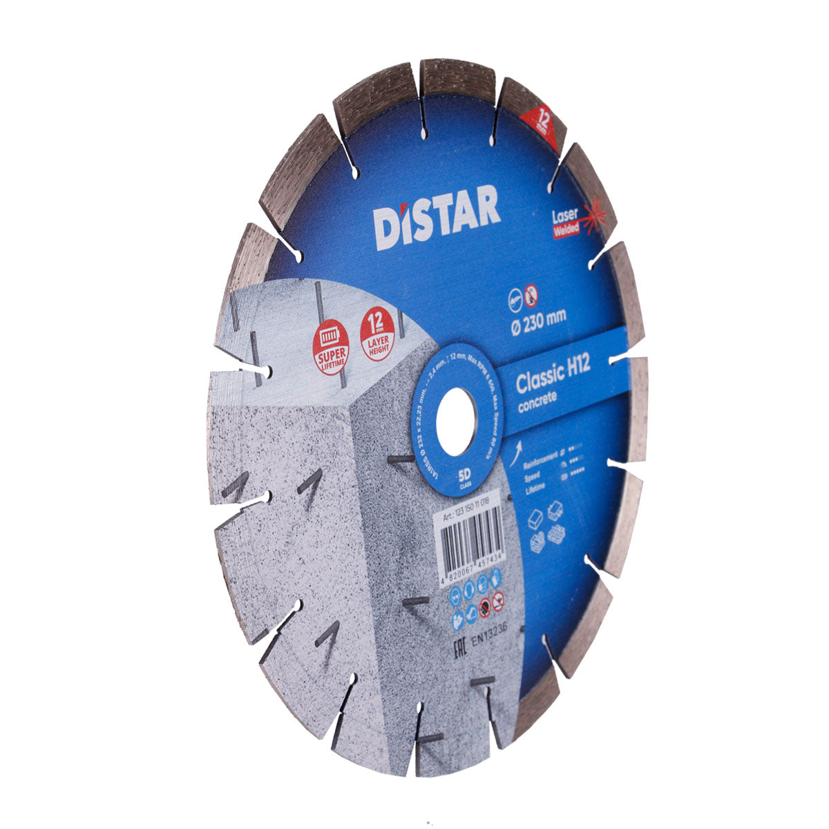 Distar Disco de corte diamantado 1A1RSS 232 Classic H12