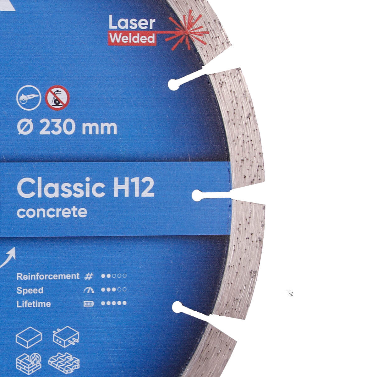 Distar Disco de corte diamantado 1A1RSS 232 Classic H12