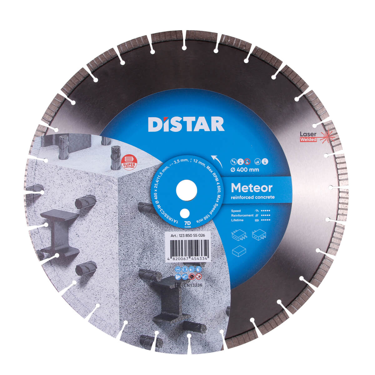 Distar Disco de corte diamante 1A1RSS 400 Meteoro