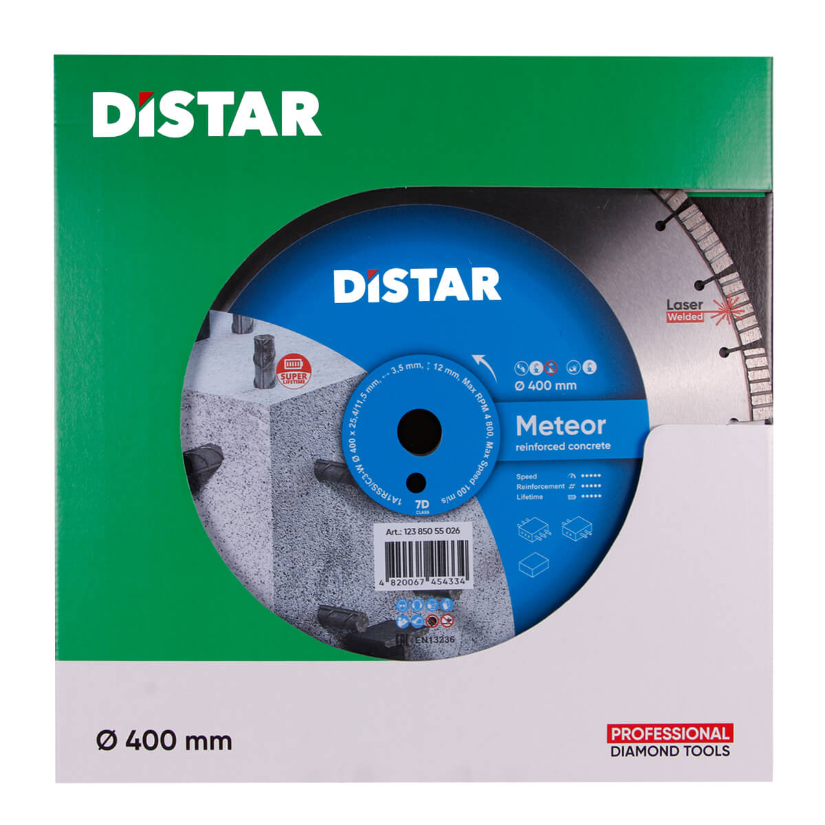 Distar Disco de corte diamante 1A1RSS 400 Meteoro