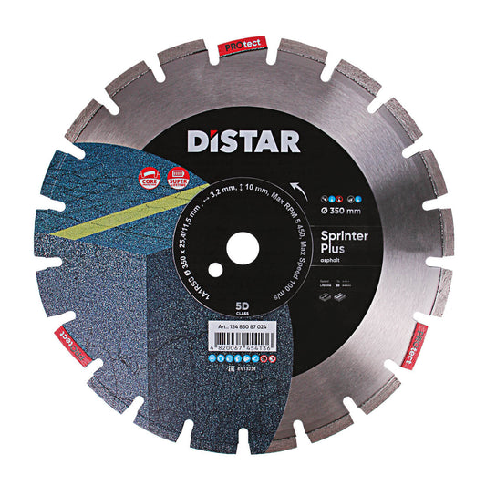 Distar Disco de corte diamante 1A1RSS 350 Sprinter Plus