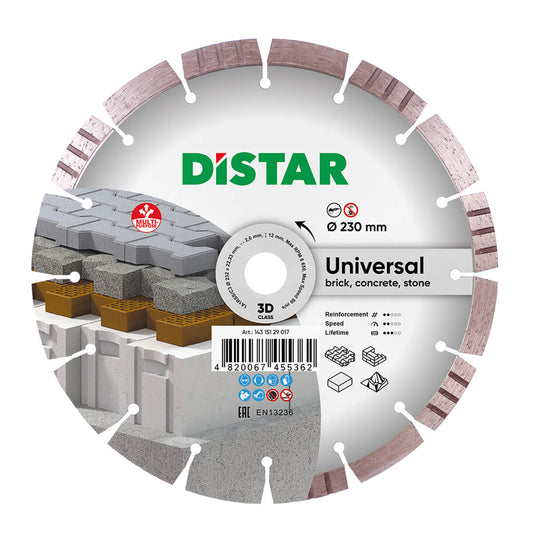Distar Disco de corte diamantado 1A1RSS 232 Bestseller Universal