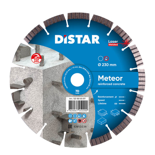 Distar Disco de diamante para hormigón 1A1RSS 230 Meteor