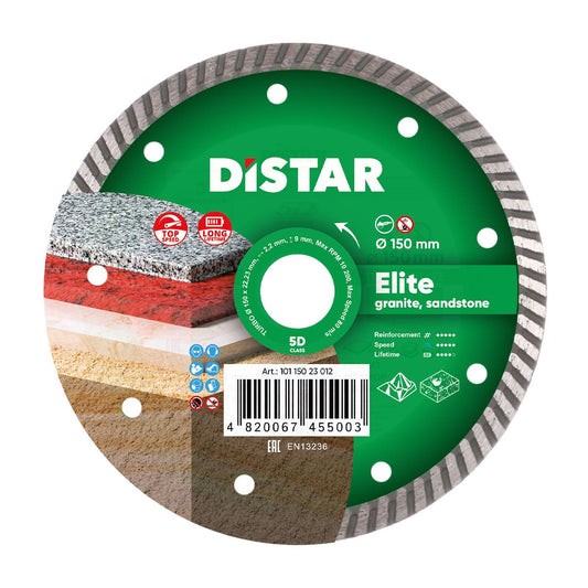 Distar Disco de corte diamantado Turbo 150 Elite