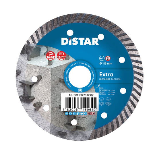 Distar Disco de corte diamante Turbo 115 Extra