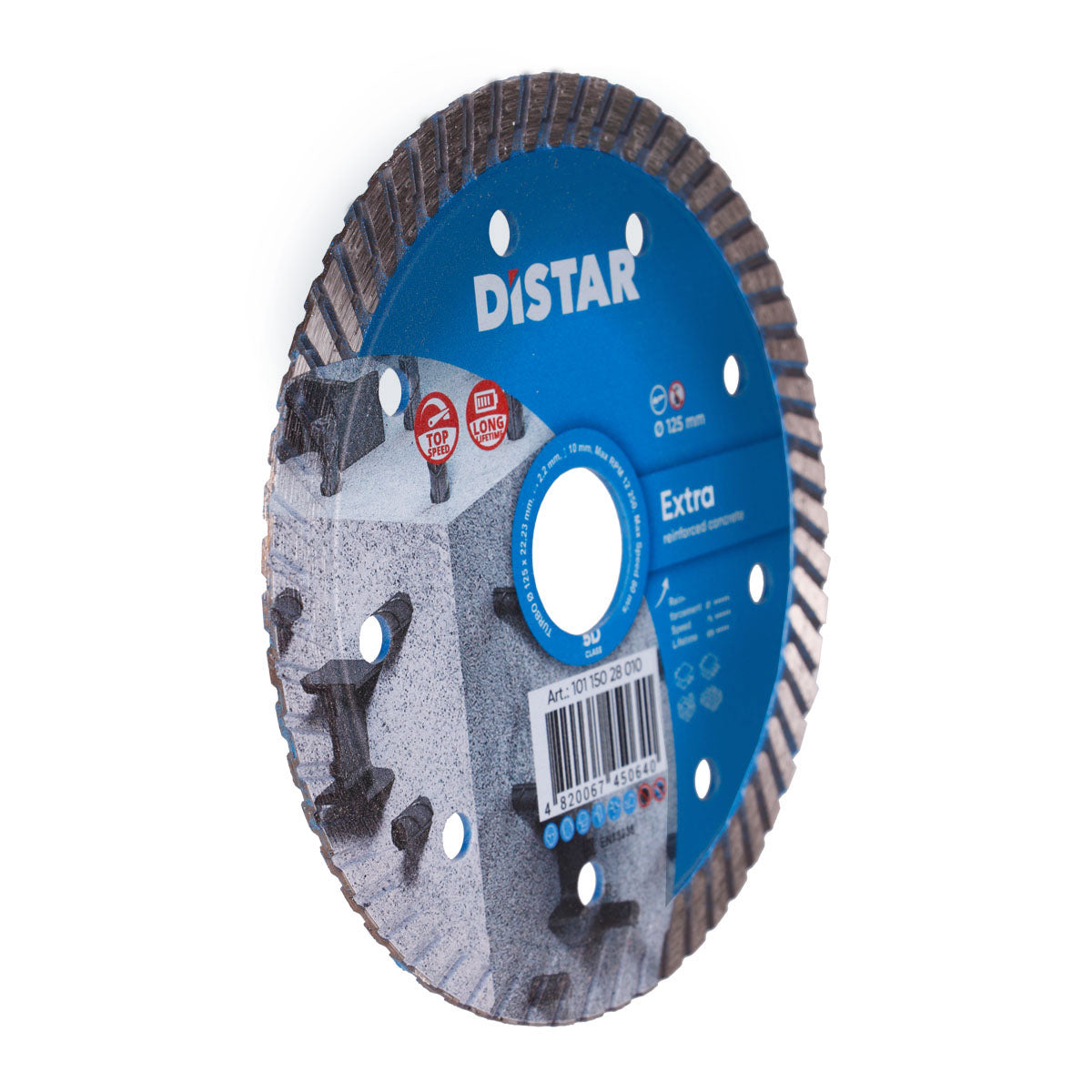 Distar Disco de corte diamante Turbo 125 Extra