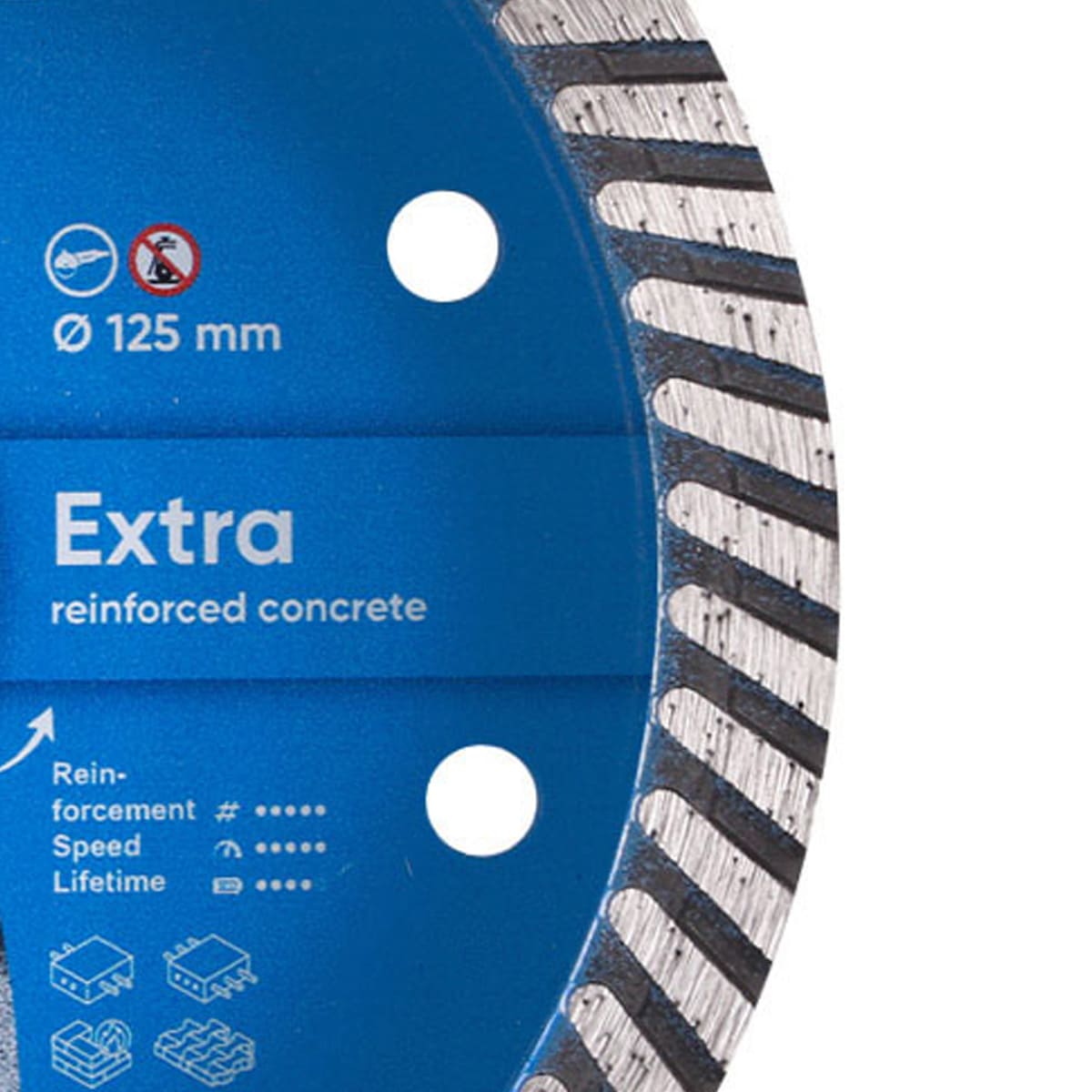 Distar Disco de corte diamante Turbo 125 Extra