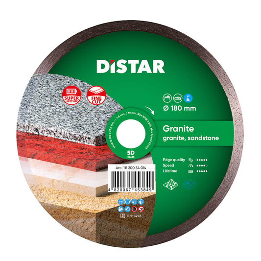 Distar Disco de corte diamante 1A1R 180 Granito