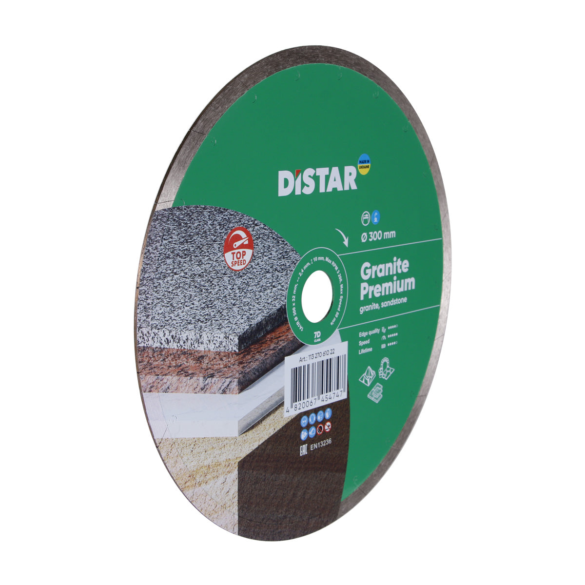 Distar Disco de corte diamante 1A1R 300x32 Granito Premium