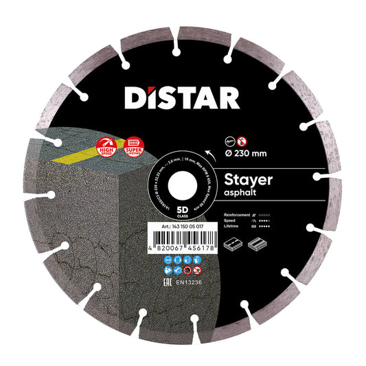 Distar Disco de corte diamante 1A1RSS 230 STAYER