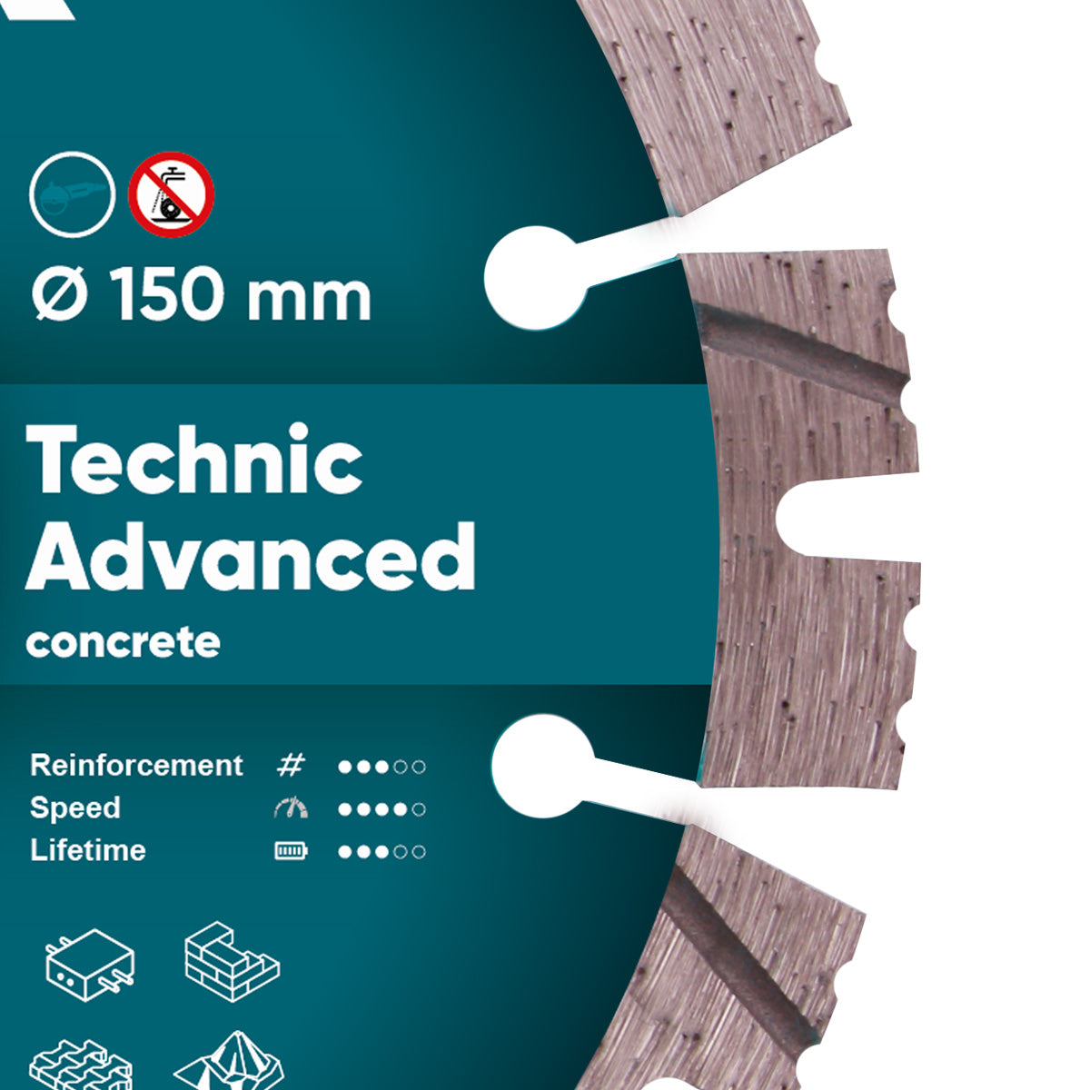 Distar Disco de corte diamante 1A1RSS 150 Technic Advanced