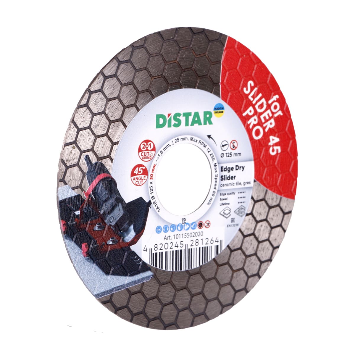 Distar Disco de corte diamante 125x30 Edge Dry Slider