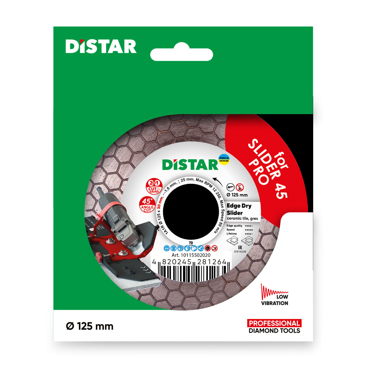 Distar Disco de corte diamante 125x30 Edge Dry Slider