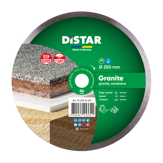 Distar Disco de corte diamante 1A1R 250 Granito