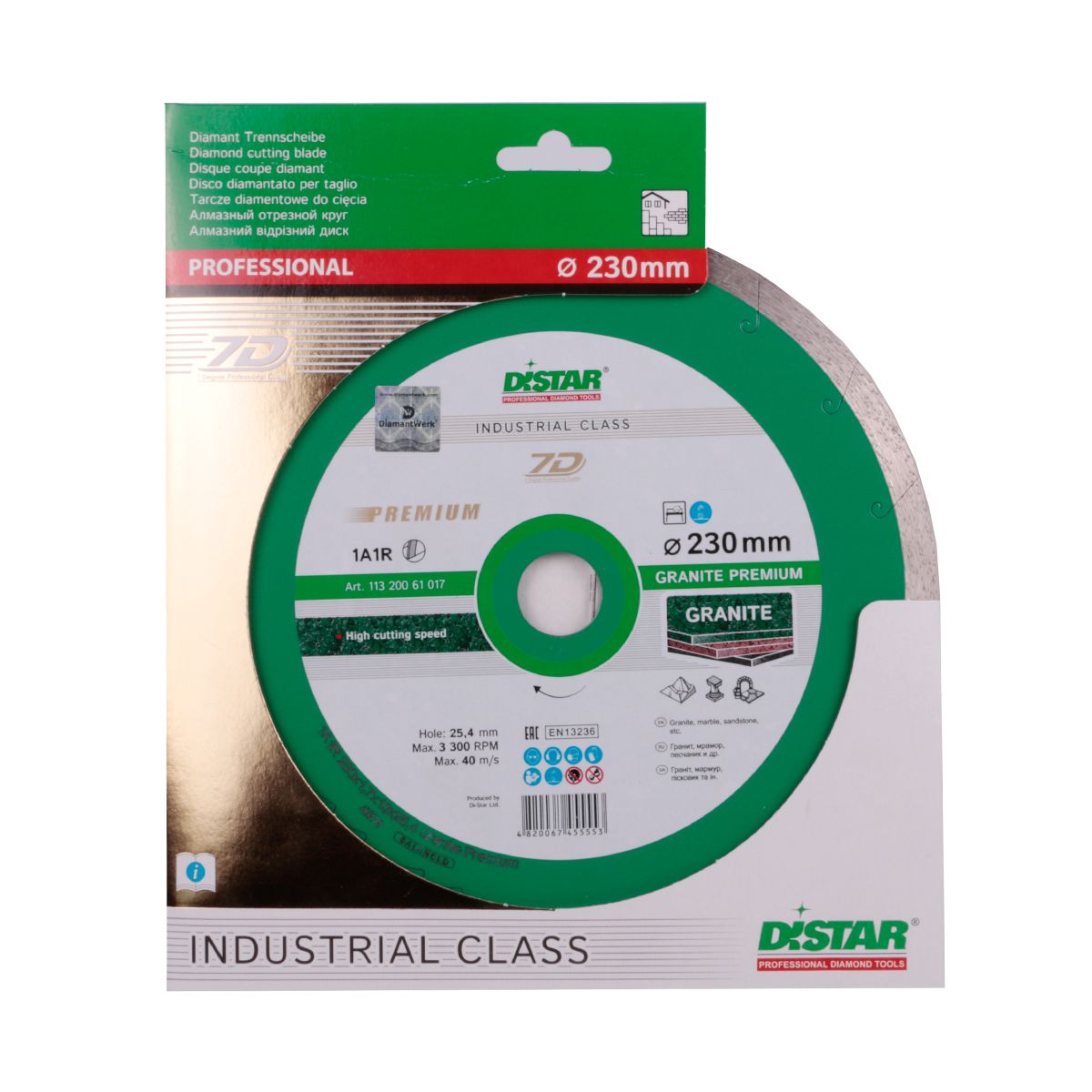 Distar Disco de corte diamante 1A1R 230 Granito Premium