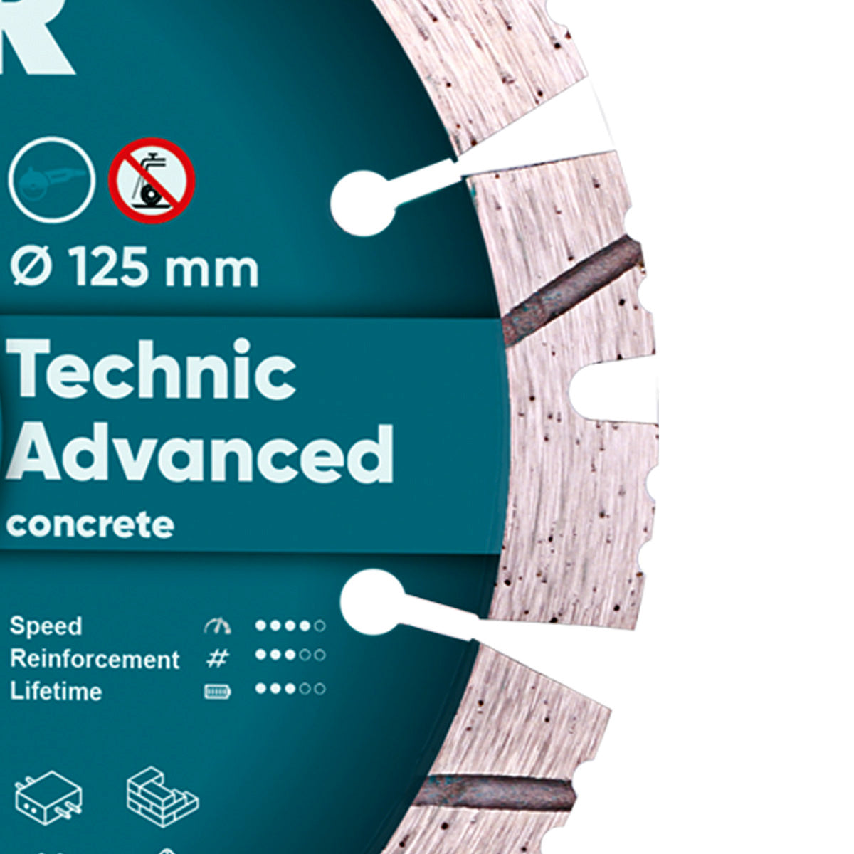 Distar Disco de corte diamante 1A1RSS 125 Technic Advanced