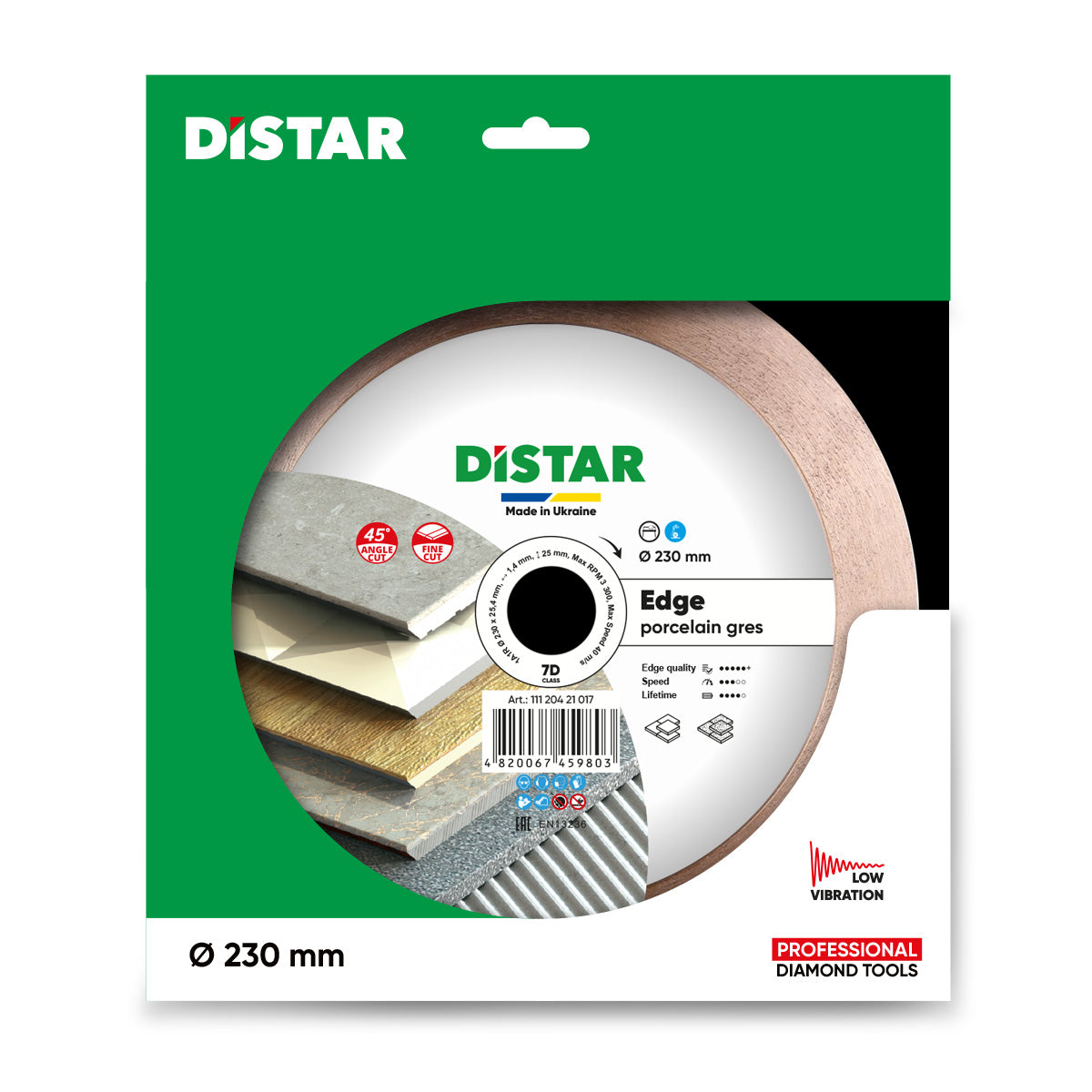 Distar Disco de corte diamante 1A1R 230 Filo