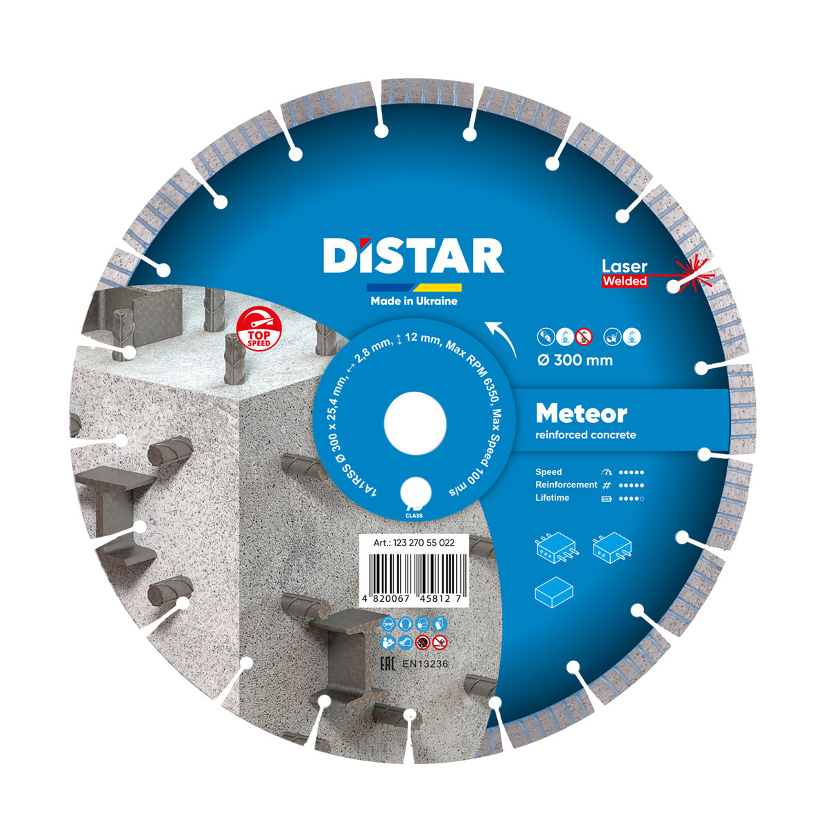 Distar Disco de corte diamante 1A1RSS 300 Meteoro