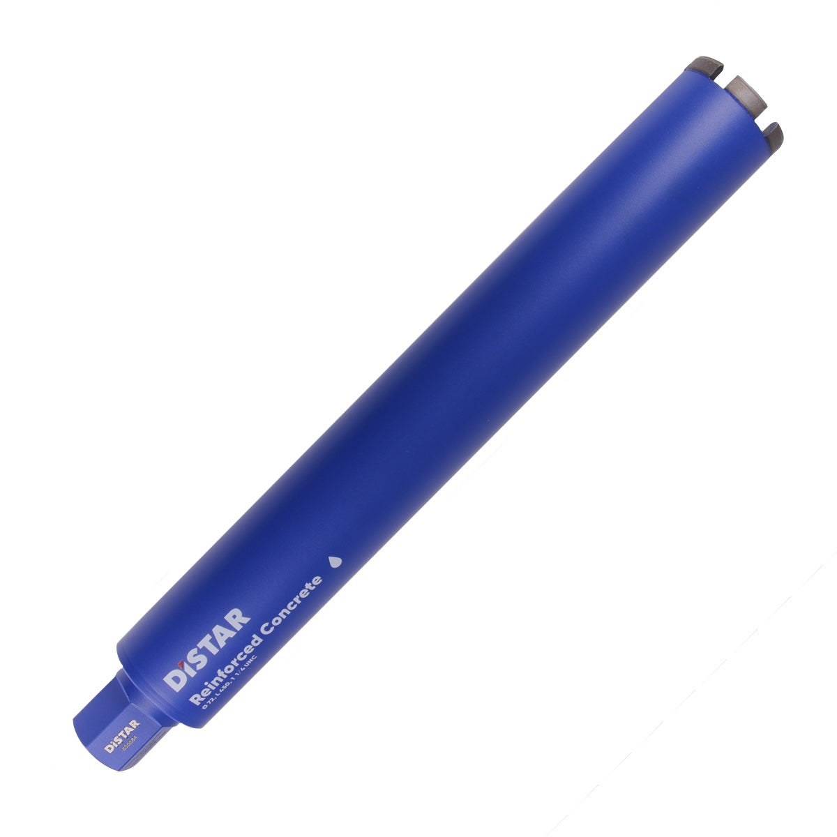 Distar Broca diamantada DDS-W 72x450x1 1/4 UNC Hormigón armado