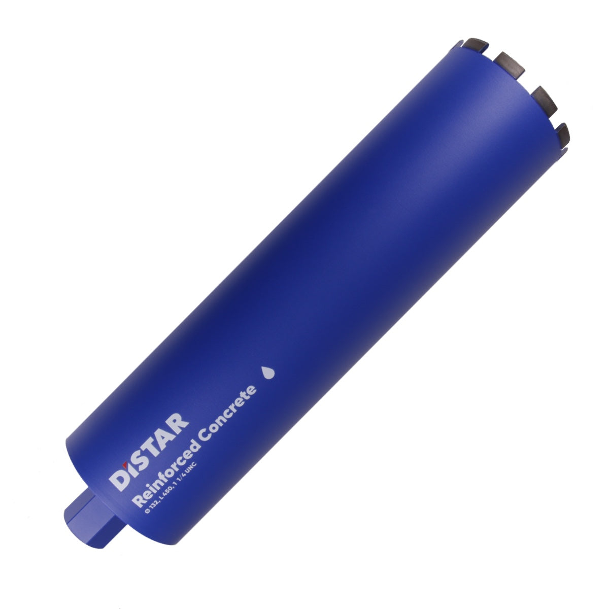 Distar Broca diamantada DDS-W 132x450x1 1/4 UNC Hormigón armado