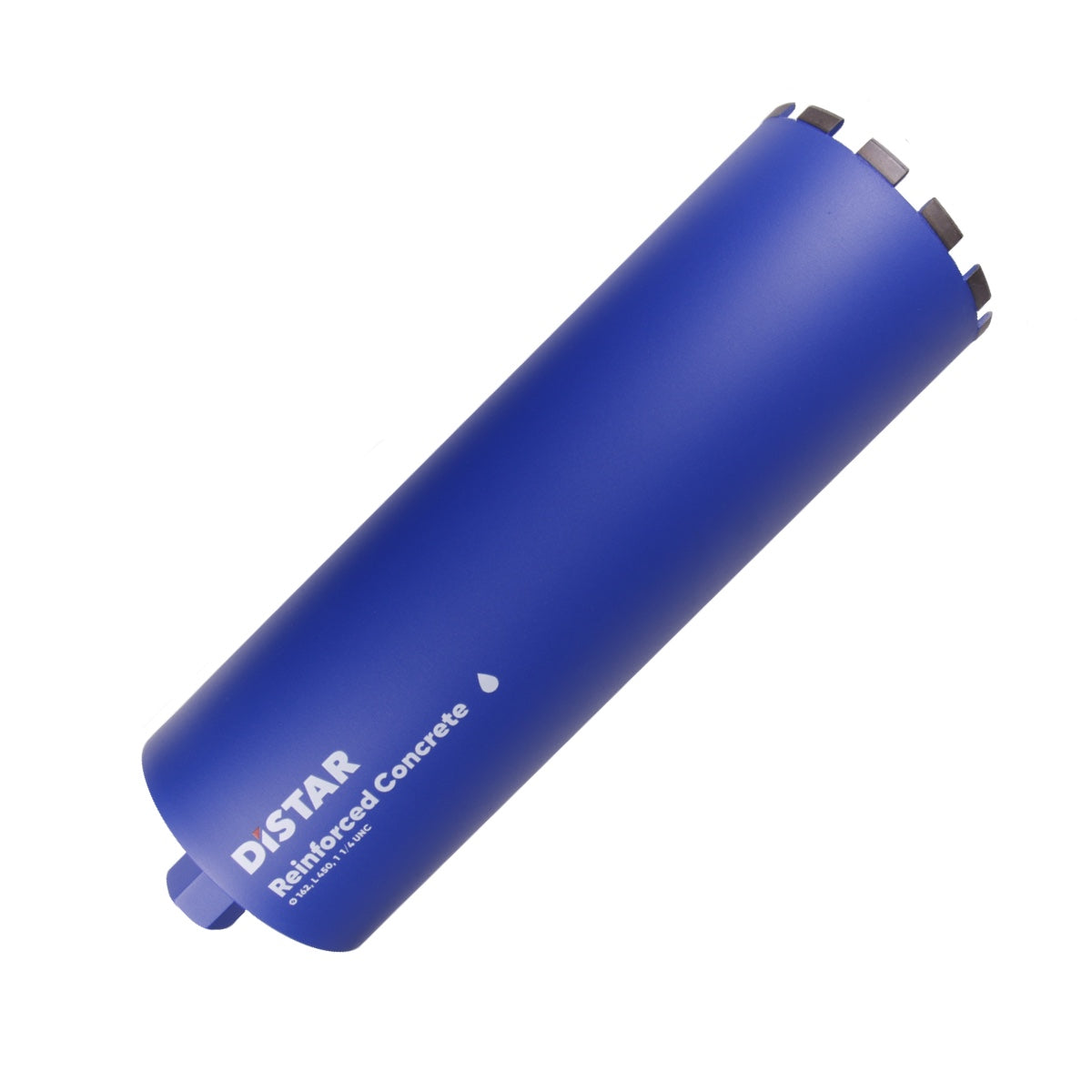 Distar Broca diamantada DDS-W 162x450x1 1/4 UNC Hormigón armado