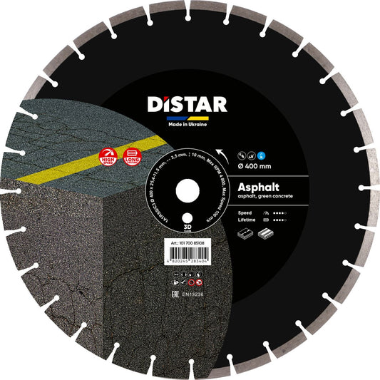 Distar Disco de corte diamante 1A1RSS 400 Asfalto