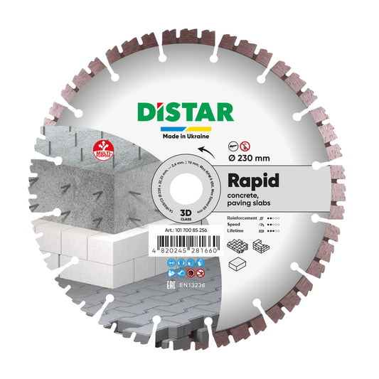 Distar Disco de corte diamantado 1A1RSS 230 Rapid