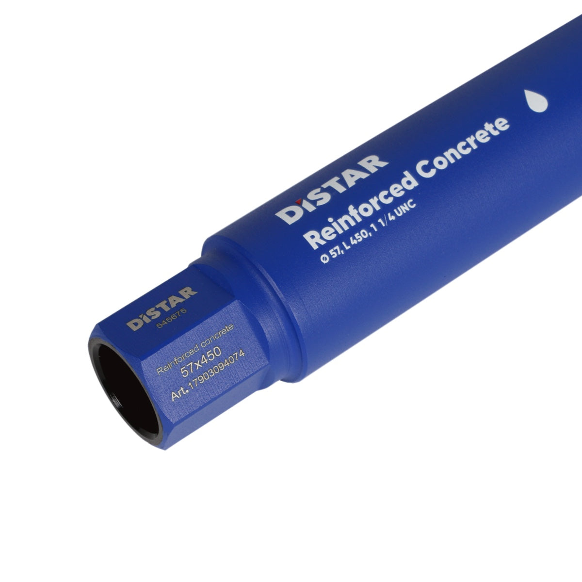 Distar Broca diamante DDS-W 57x450x1 1/4 UNC Hormigón armado