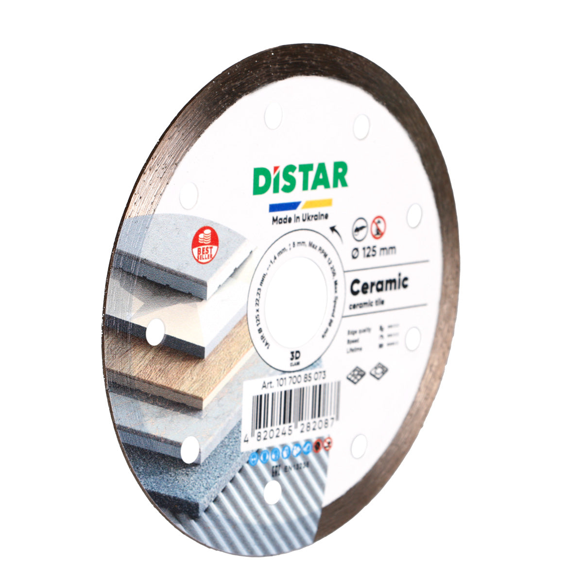 Distar Disco de corte diamante 1A1R 125 Cerámica