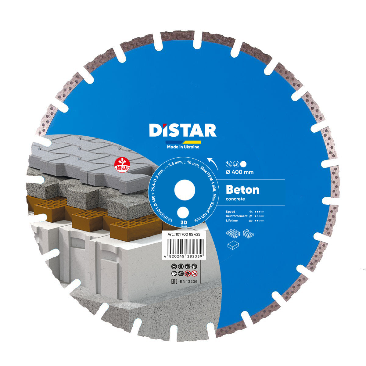 Distar Disco de corte diamante 1A1RSS 400 Beton