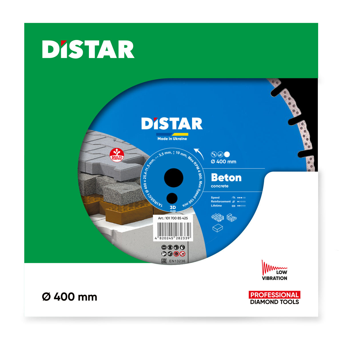 Distar Disco de corte diamante 1A1RSS 400 Beton