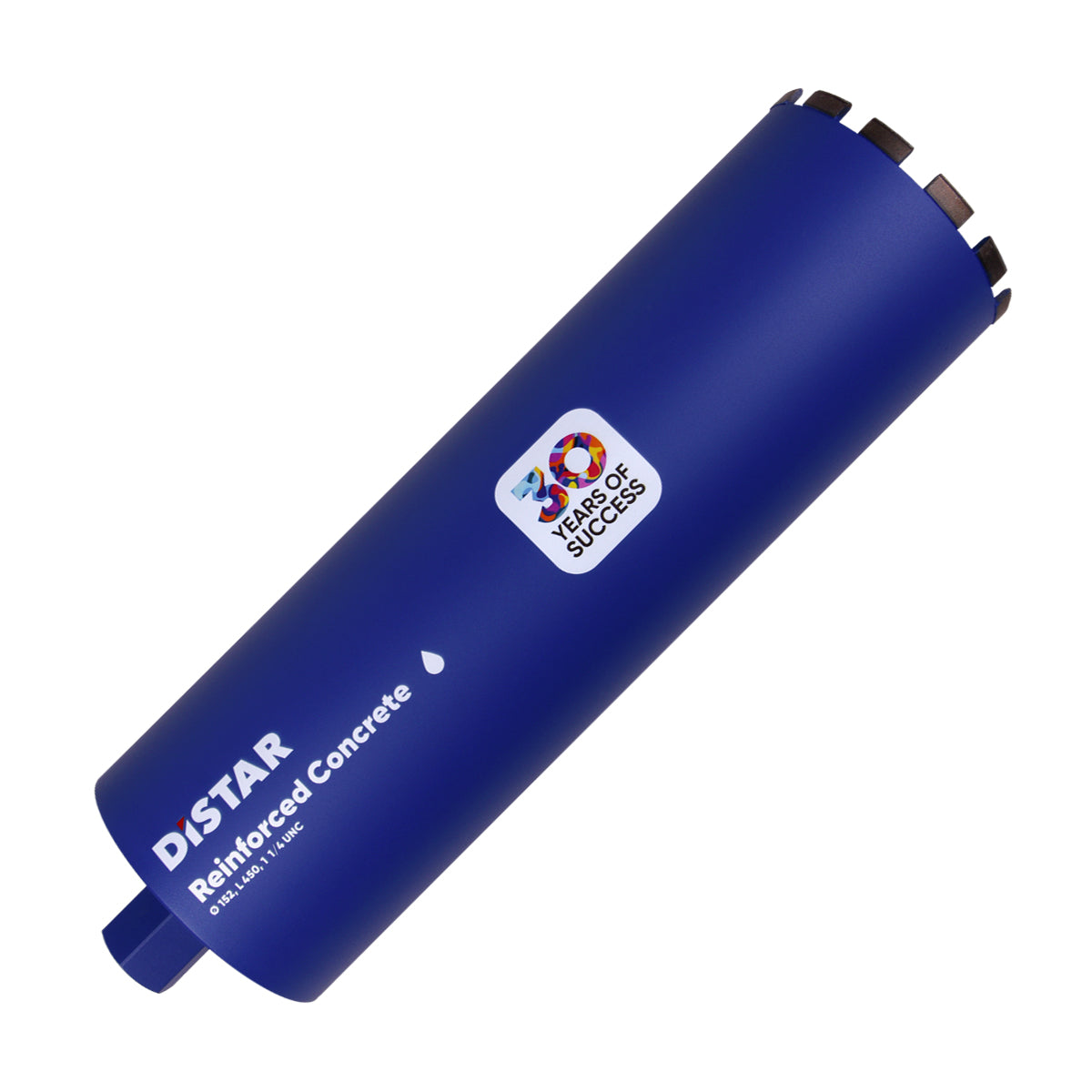 Distar Broca diamantada DDS-W 152x450x1 1/4 UNC Hormigón armado
