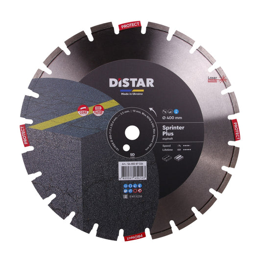 Distar Disco de corte diamante 1A1RSS 400 Sprinter Plus
