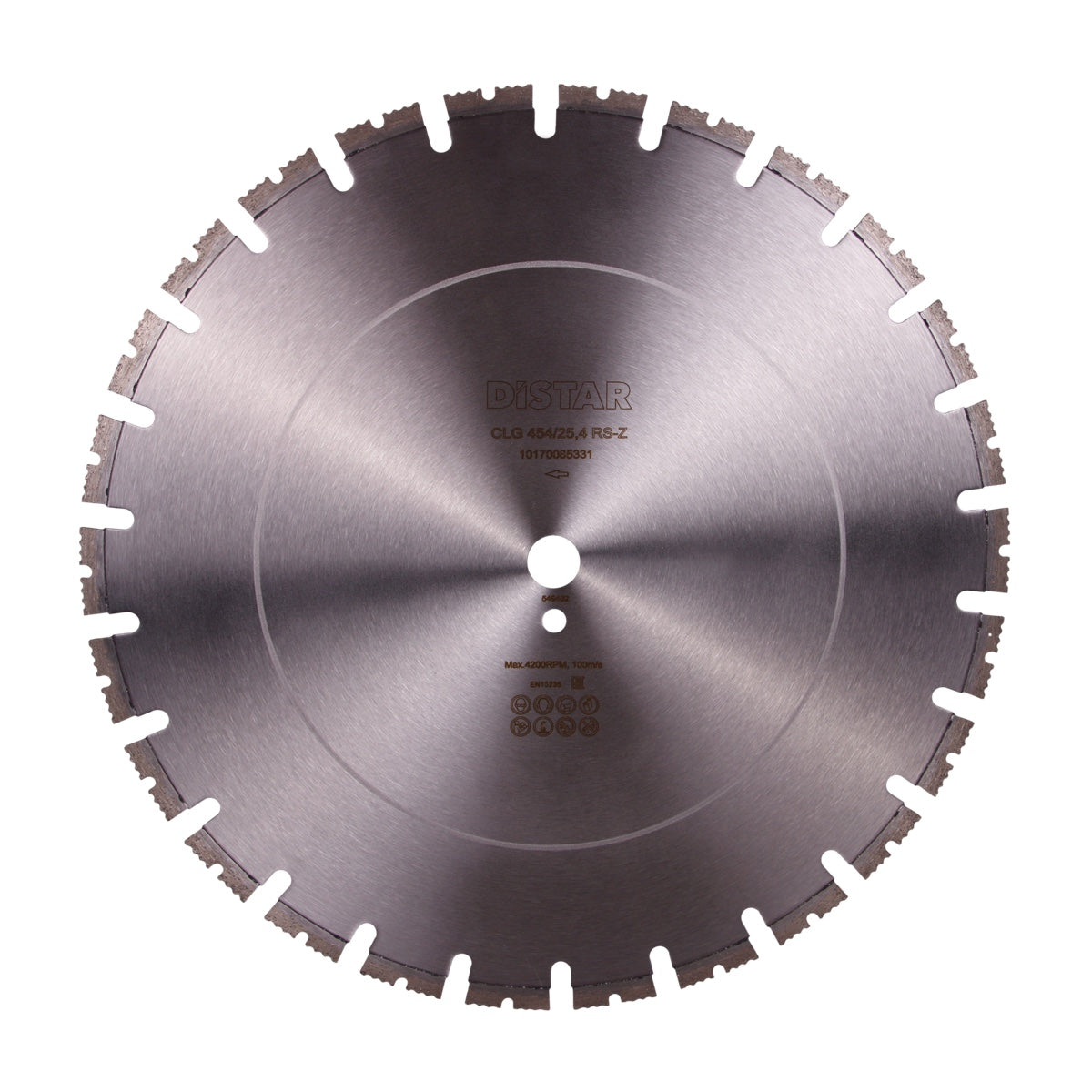Disco de corte diamante Distar 1A1RSS/C1-W 454x3,8/2,8x12x25,4-26 F4 CLG 454/25,4 RS-Z